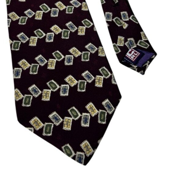 Vintage Ralph Lauren Chaps Silk Tie Quiet Luxury Old Money Striped Formal Career - Picture 2 of 9